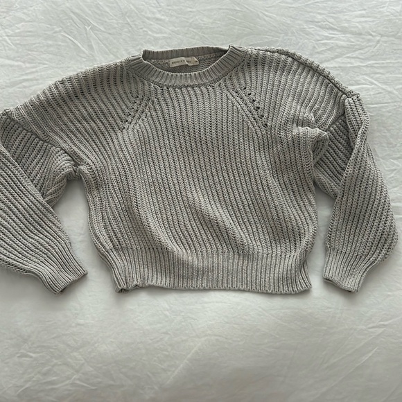micaela greg Sweaters - Cropped cozy grey sweater